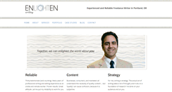 Desktop Screenshot of enlightenwriting.com